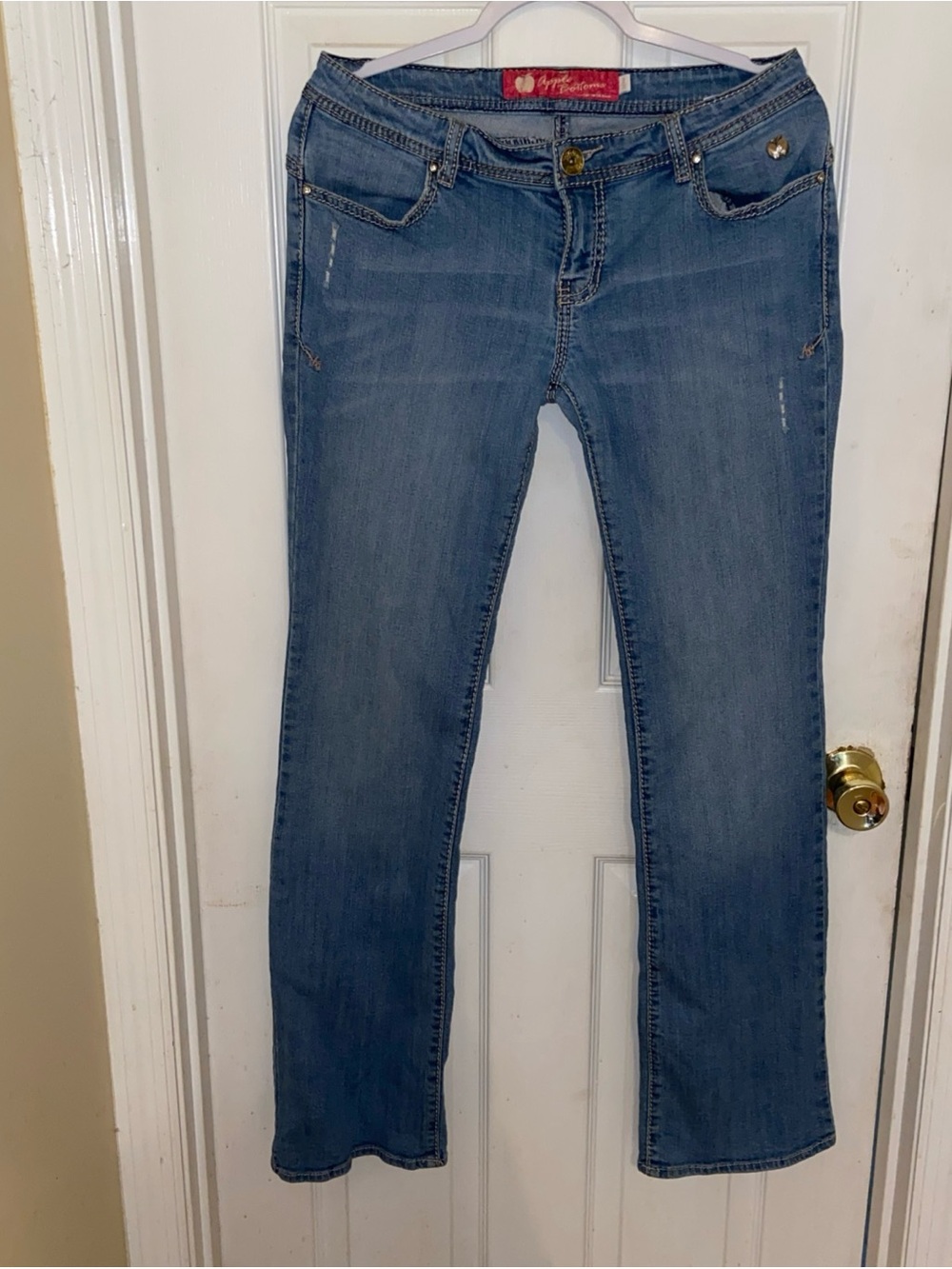Apple Bottoms Medium Blue Bootcut Stretch Jeans